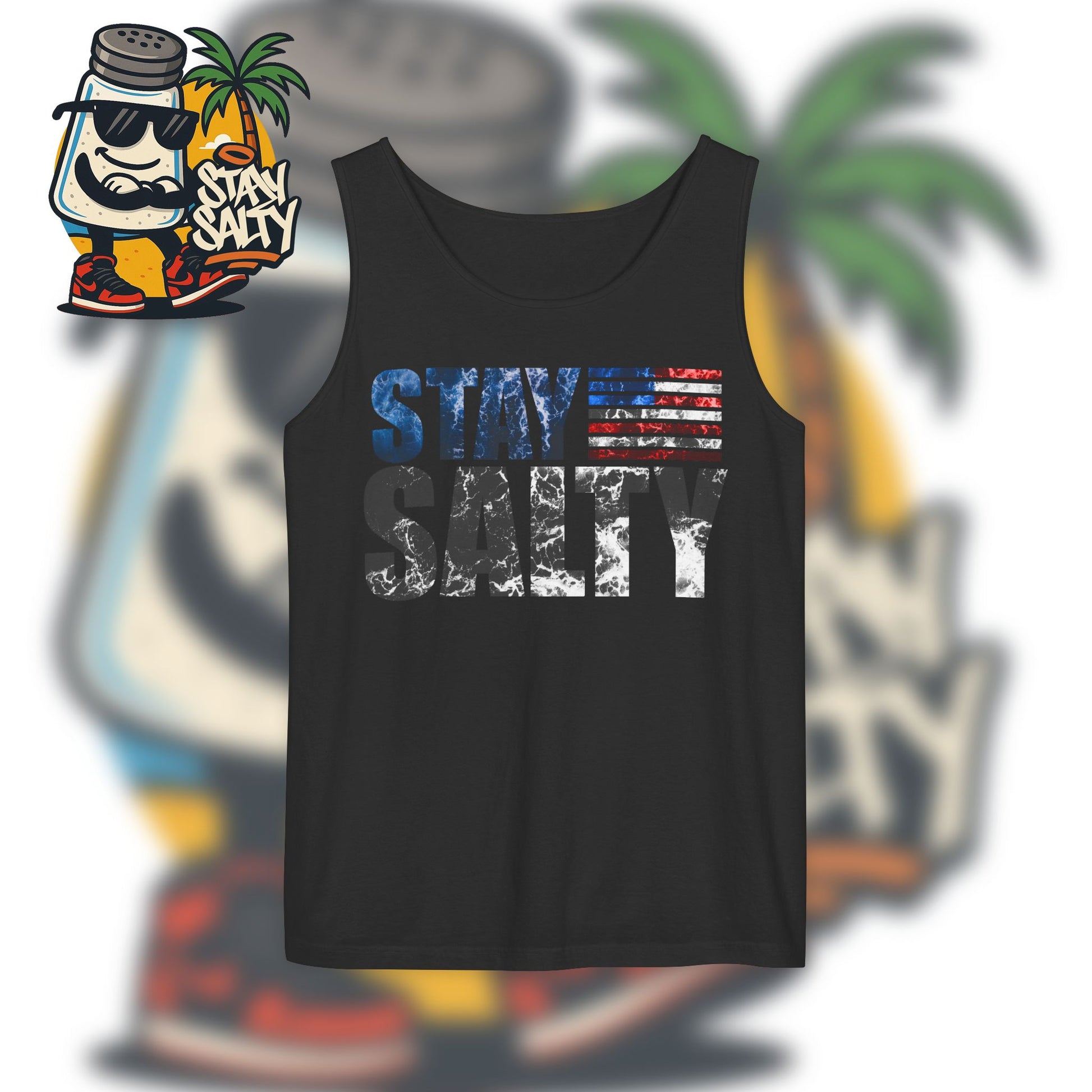 Stay Salty Tank Top — Murica Edition