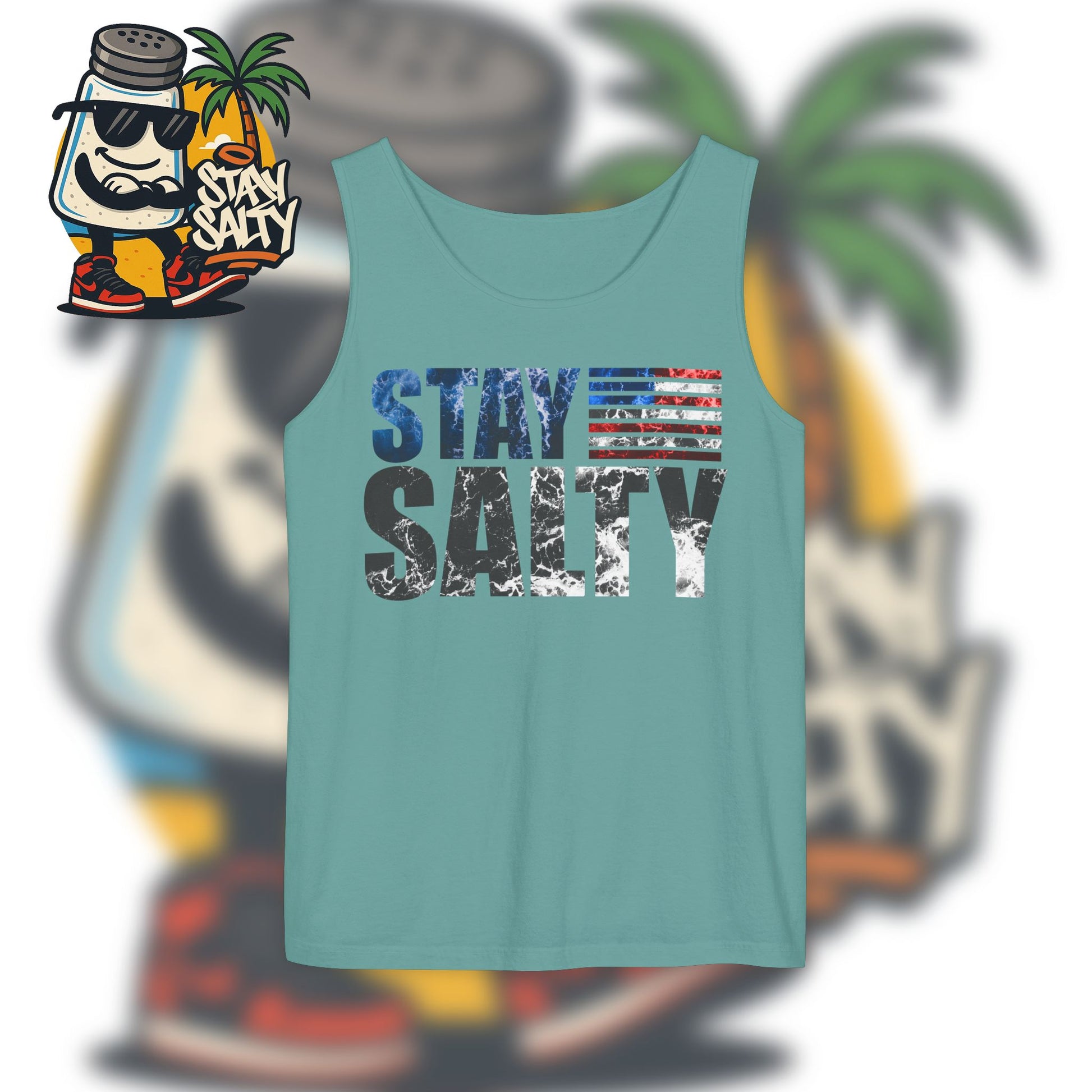 Stay Salty Tank Top — Murica Edition