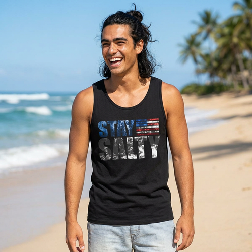 Stay Salty Tank Top — Murica Edition