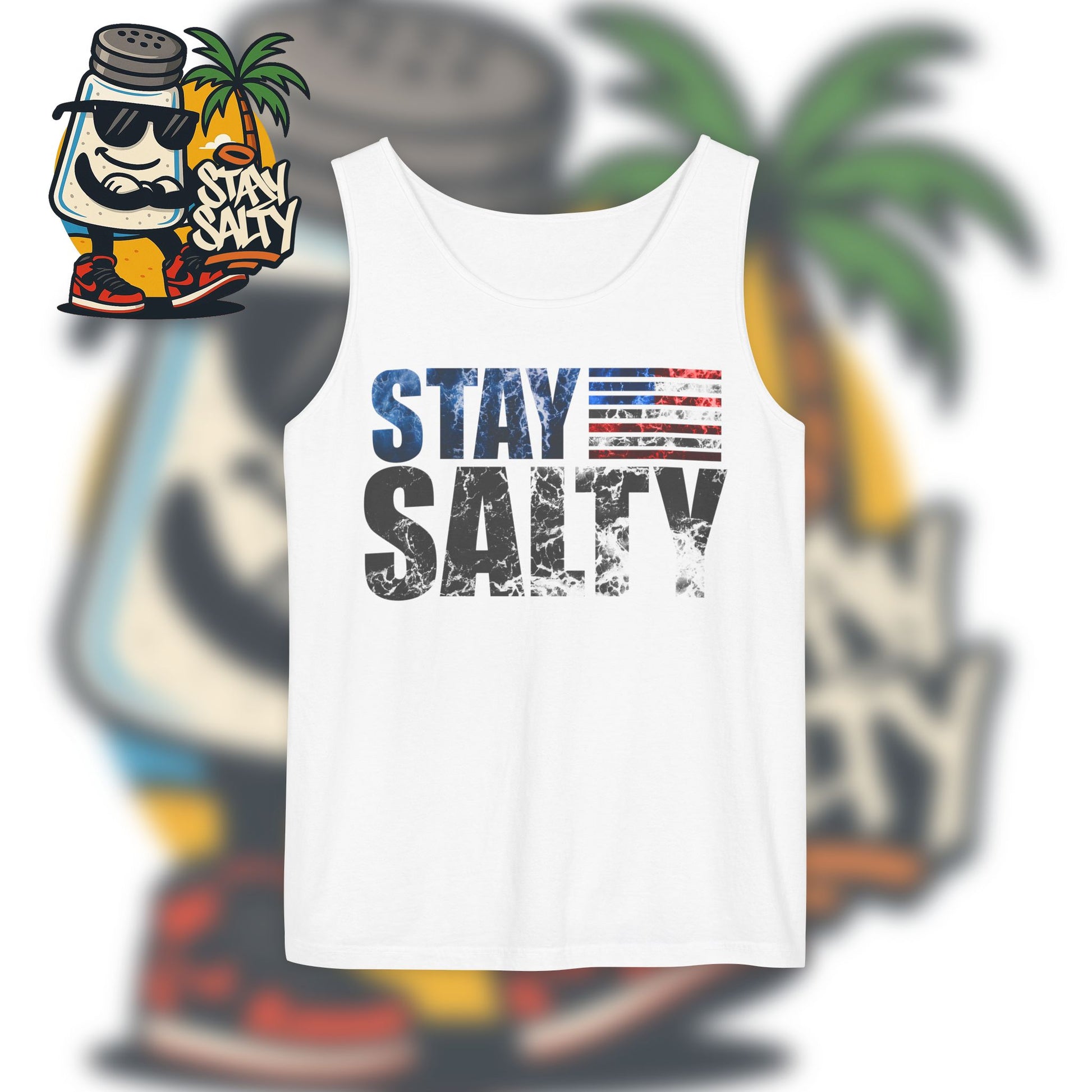 Stay Salty Tank Top — Murica Edition